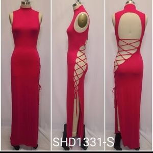 Short sleeve open tie back n side 4 colors s m n large very cute on